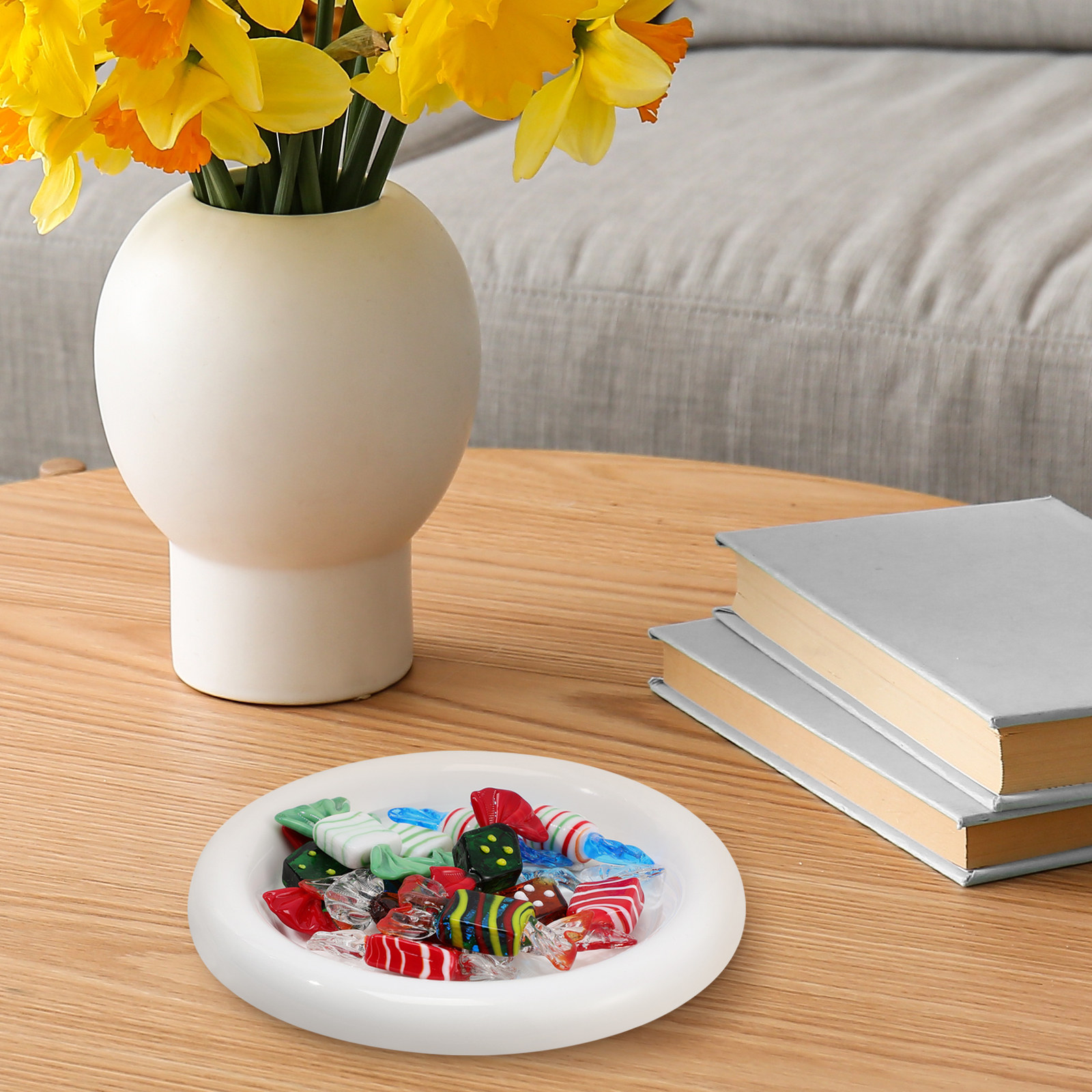 12Pcs Colorful Glass Candy Dec - مراجعة Home Office Layout وسعره