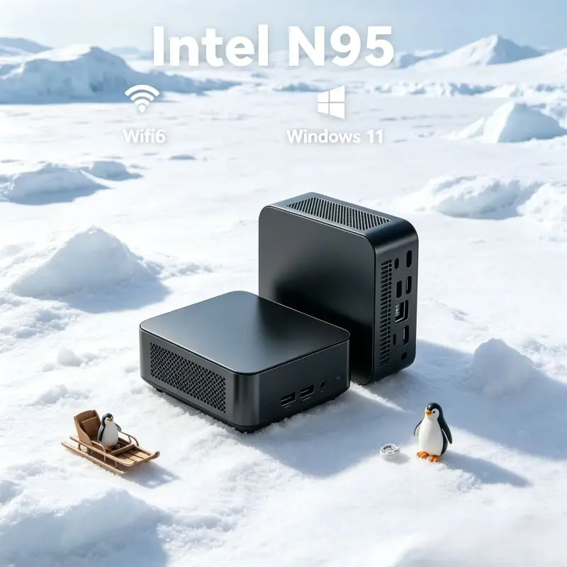 Mini PC Core N95, 16GB SSD, Wi - مراجعة Home Office Layout وسعره