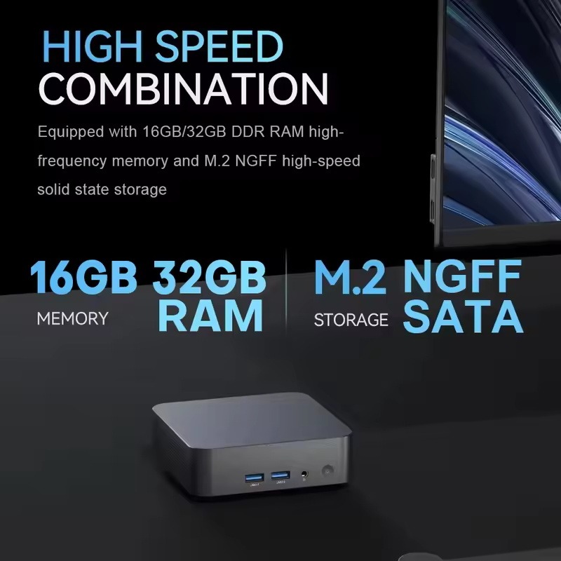 Mini PC Core N95, 16GB SSD, Wi - مراجعة Home Office Layout وسعره
