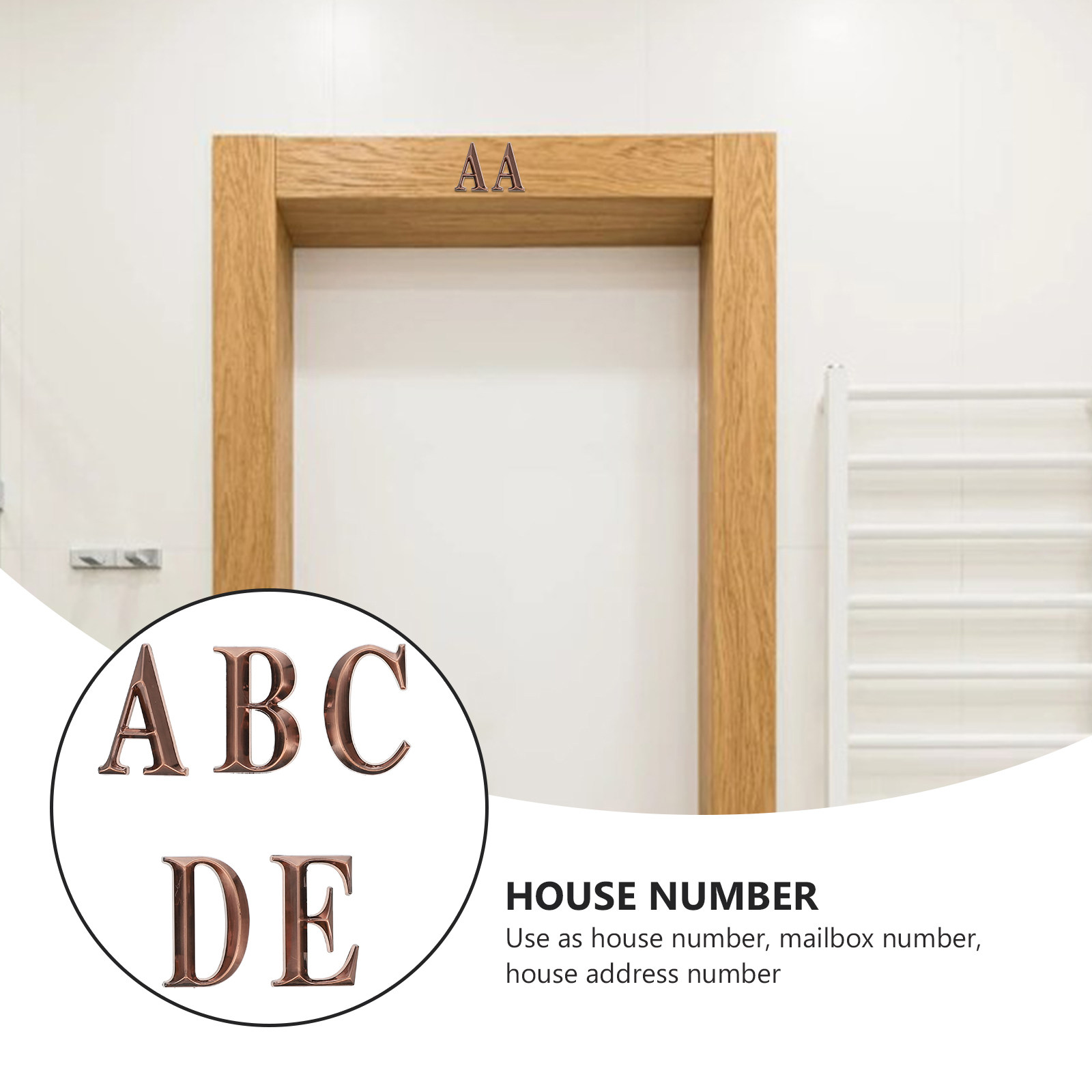 1 Bag Self Adhesive Door House - مراجعة Address Home Office وسعره