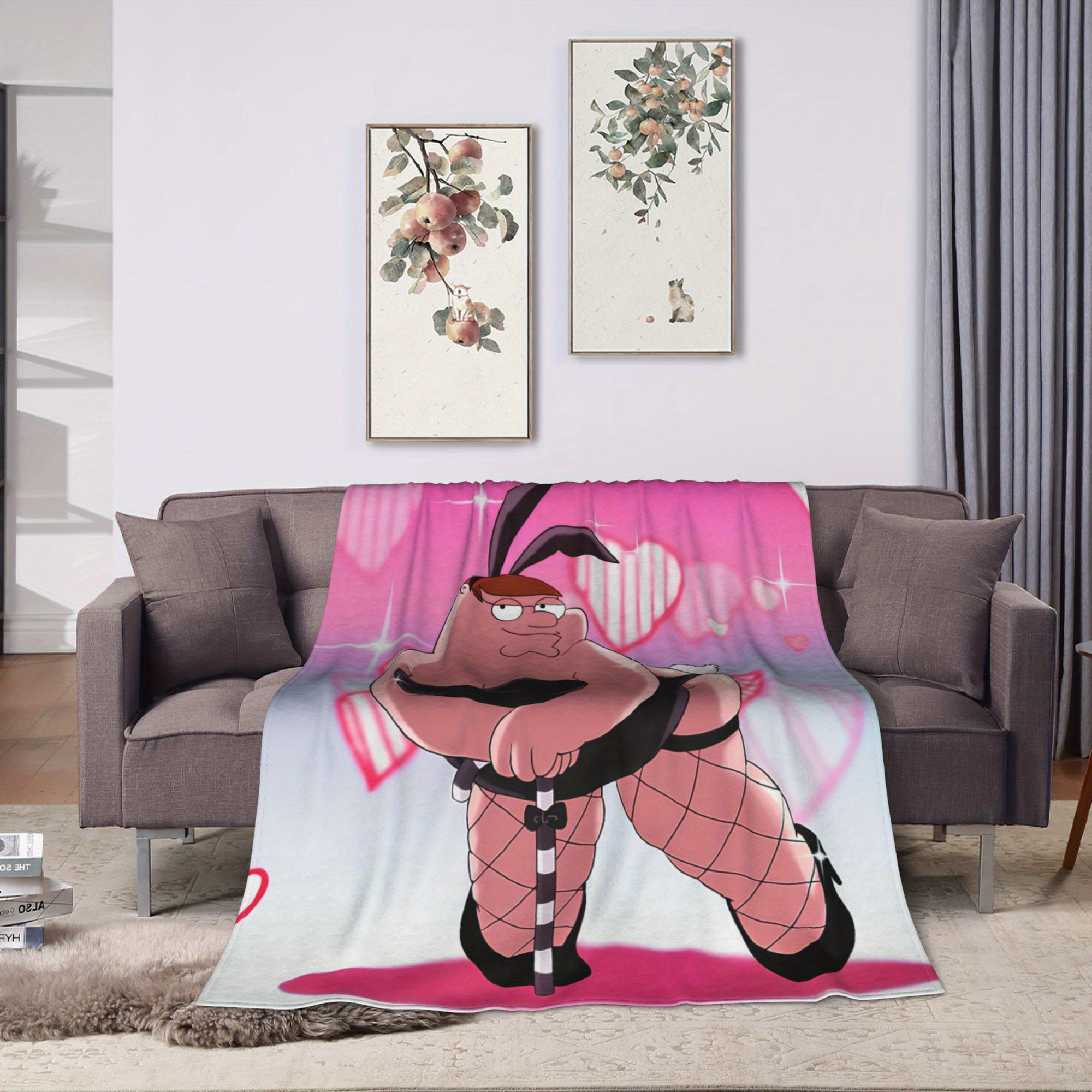 Peter Griffin Plush Blanket So - مراجعة Home Office Icon وسعره