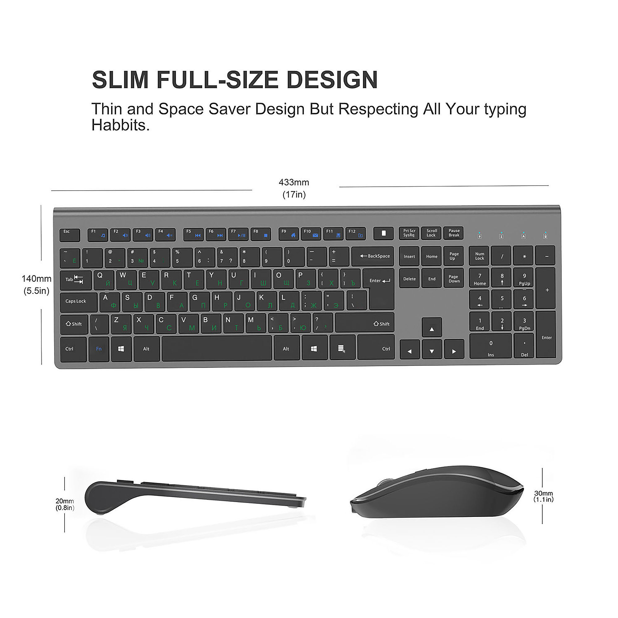 2.4G Rechargeable Wireless Key - مراجعة Home Office Layout وسعره