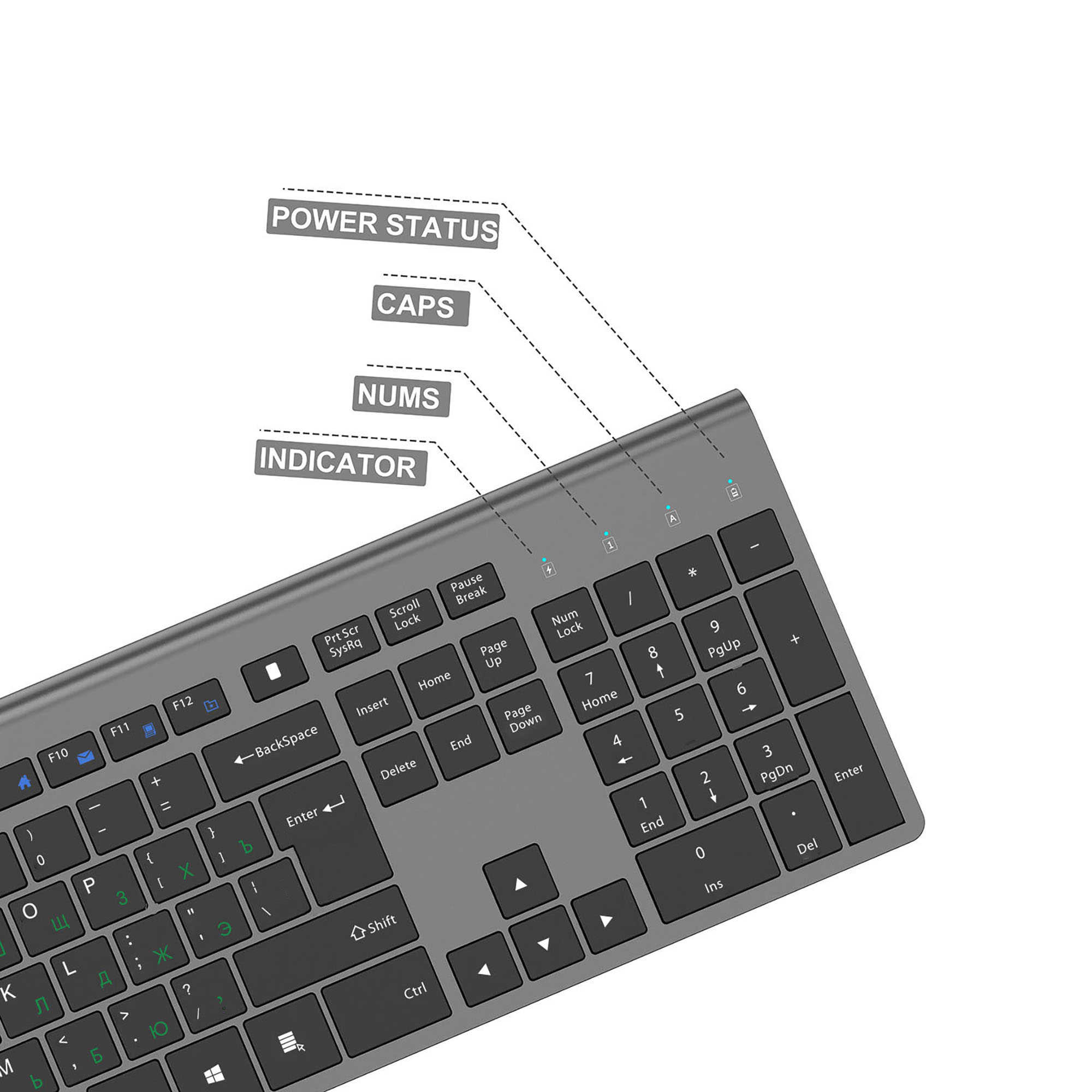 2.4G Rechargeable Wireless Key - مراجعة Home Office Layout وسعره