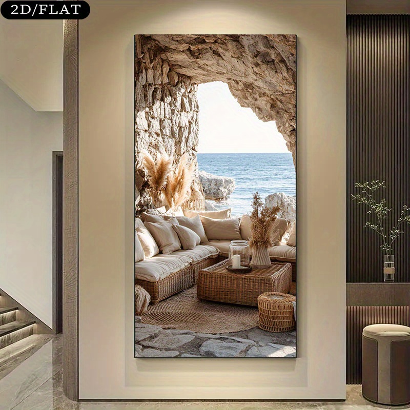 Extra Large Coastal Beach Cave - مراجعة Home Office With View وسعره