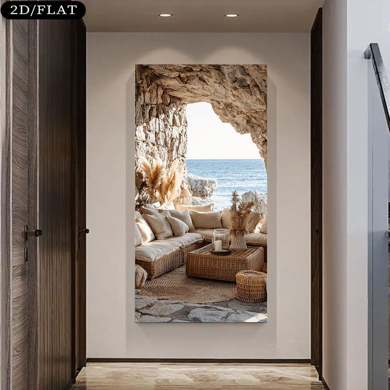 Extra Large Coastal Beach Cave - مراجعة Home Office With View وسعره