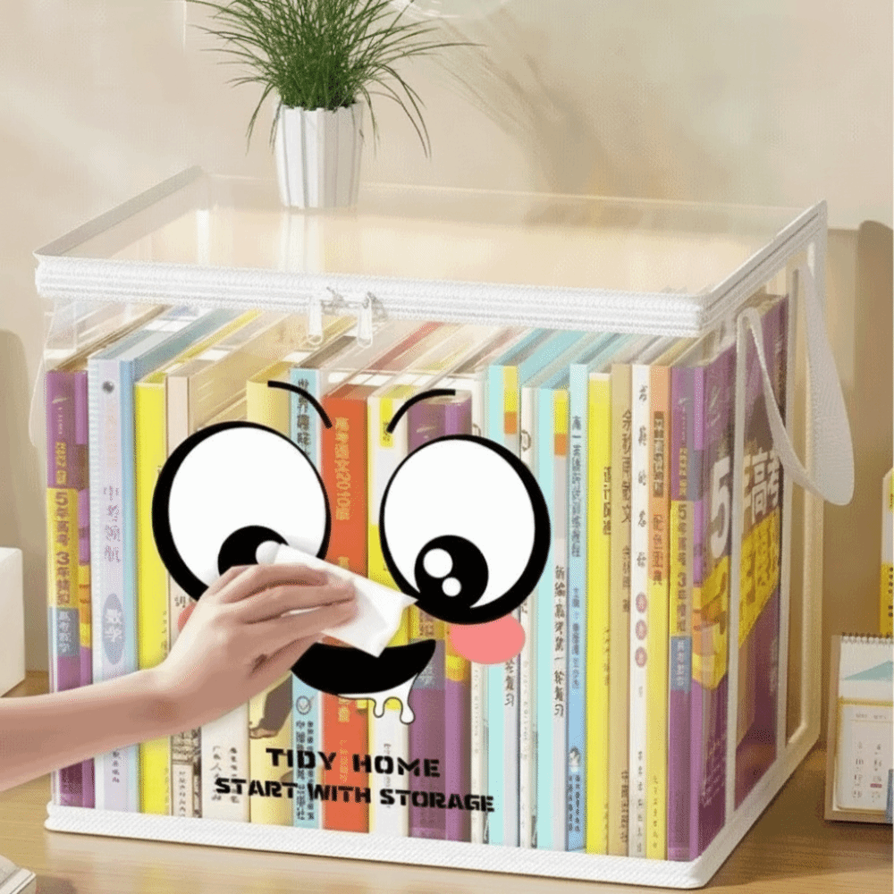 Large Square Book Storage Bag  - مراجعة Home Office Bagas وسعره