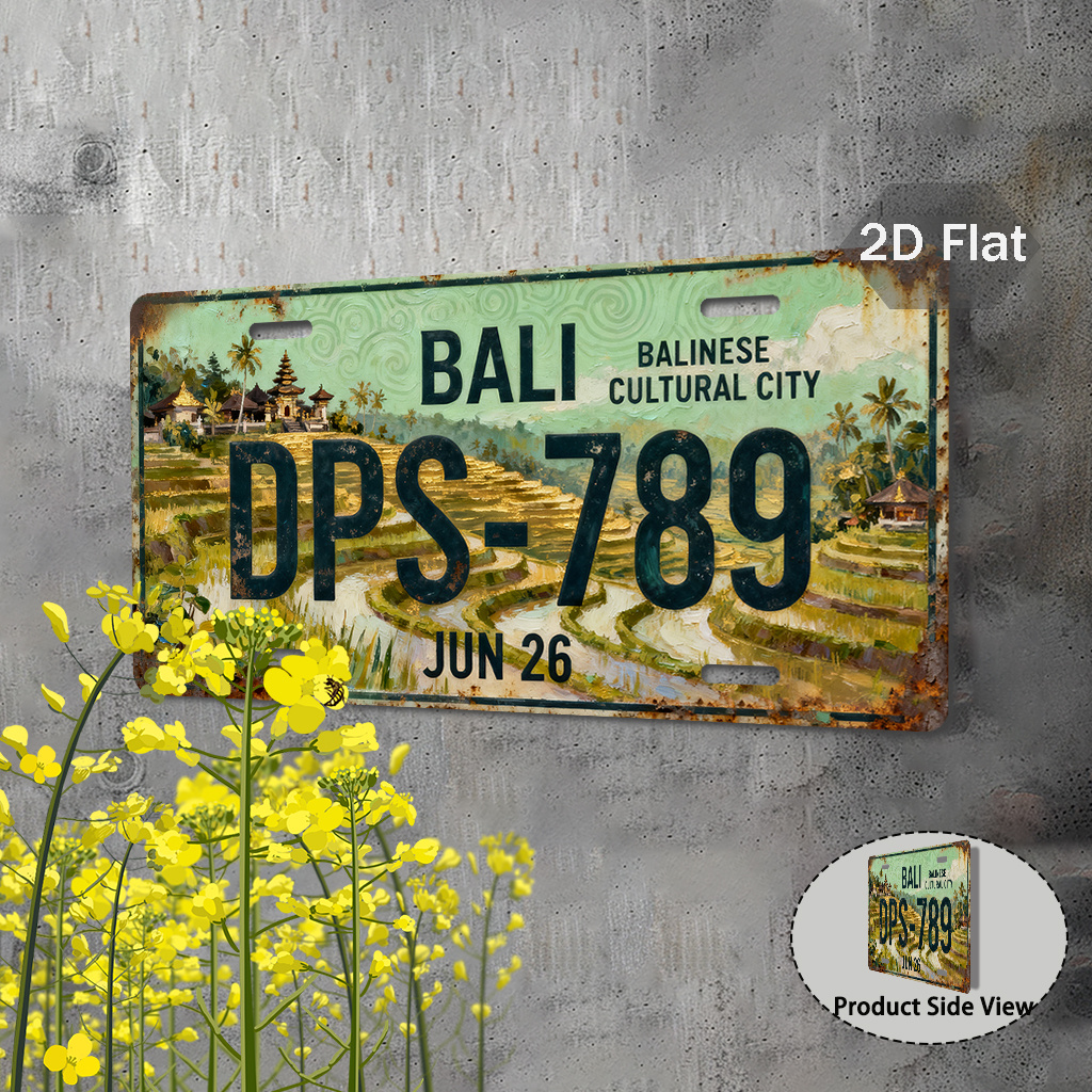 AL Sign - Vintage Durable Meta - مراجعة Home Office Bali وسعره