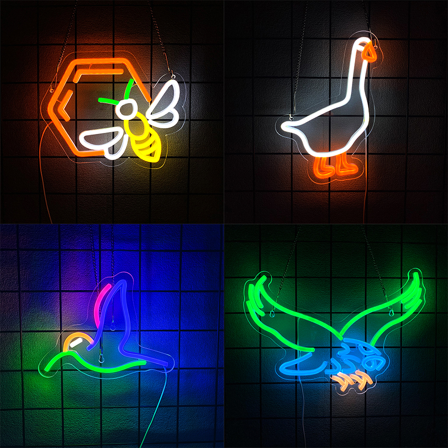 Animal Led Neon Sign, Cartoon  - مراجعة Home Office Icon وسعره