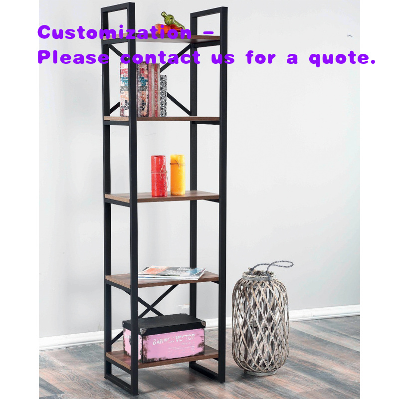 custom.Modern Industrial Metal - مراجعة Home Office With Bookshelves وسعره