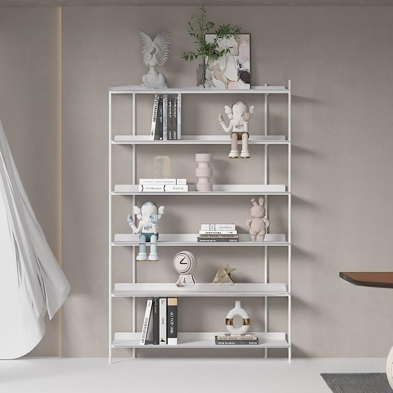 Nordic light luxury wrought ir - مراجعة Home Office With Bookshelves وسعره