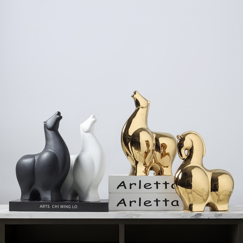 Modern Horse Statue, Suitable  - مراجعة Home Office Layout وسعره