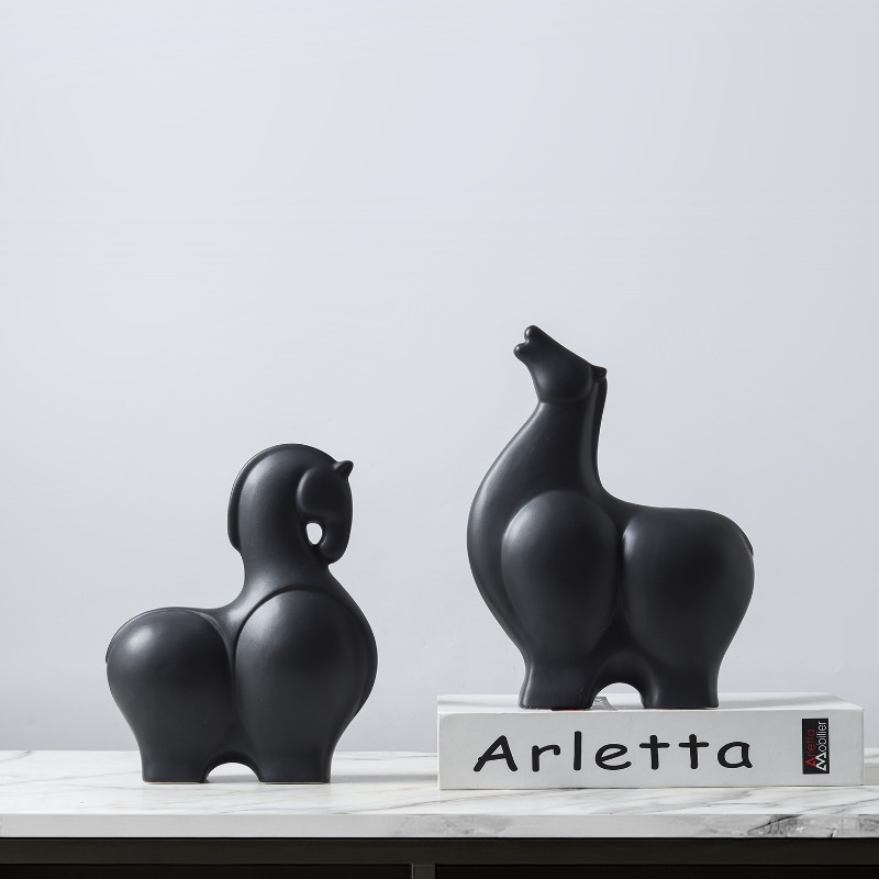 Modern Horse Statue, Suitable  - مراجعة Home Office Layout وسعره