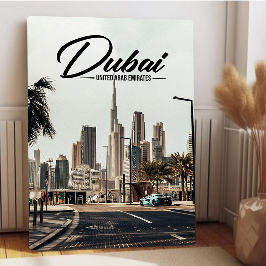 Dubai Skyline Metal Wall Art U - مراجعة Home Office Dubai وسعره