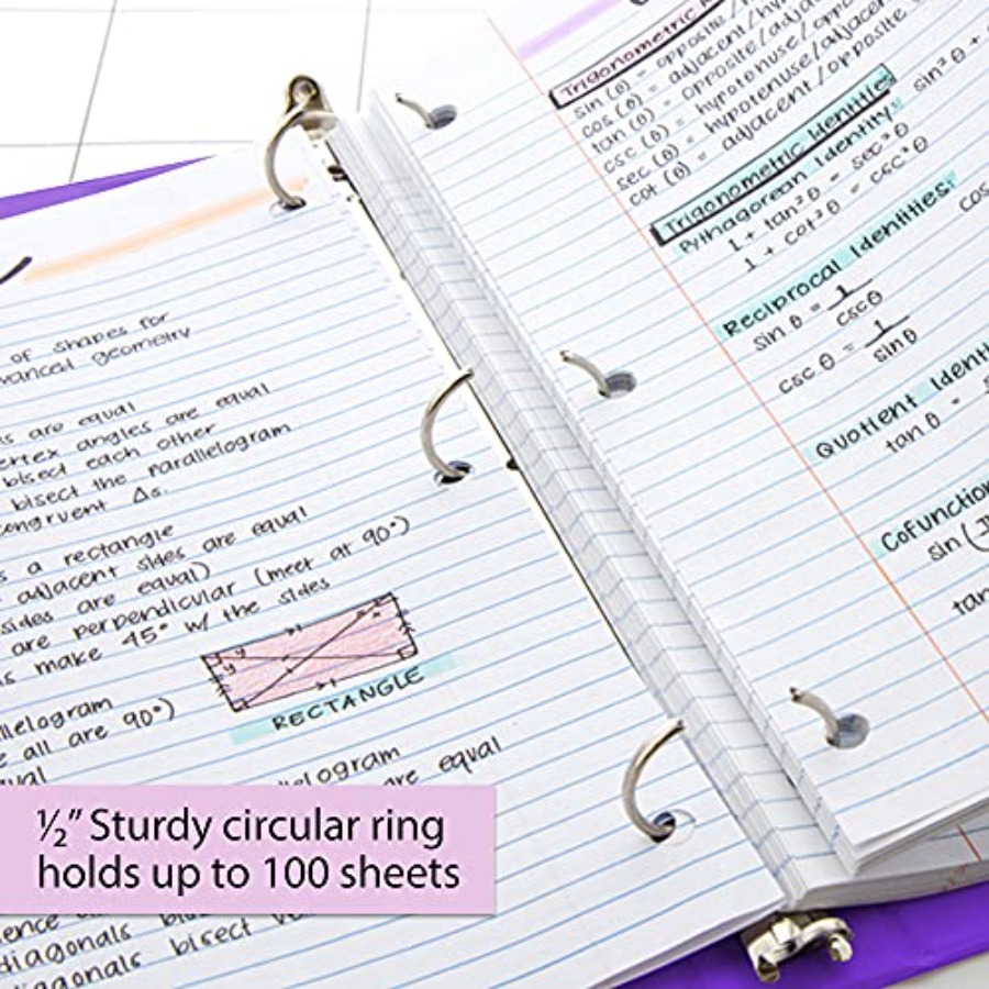 1/2 in 3-Ring View Binder, 2 P - مراجعة Home Office With View وسعره
