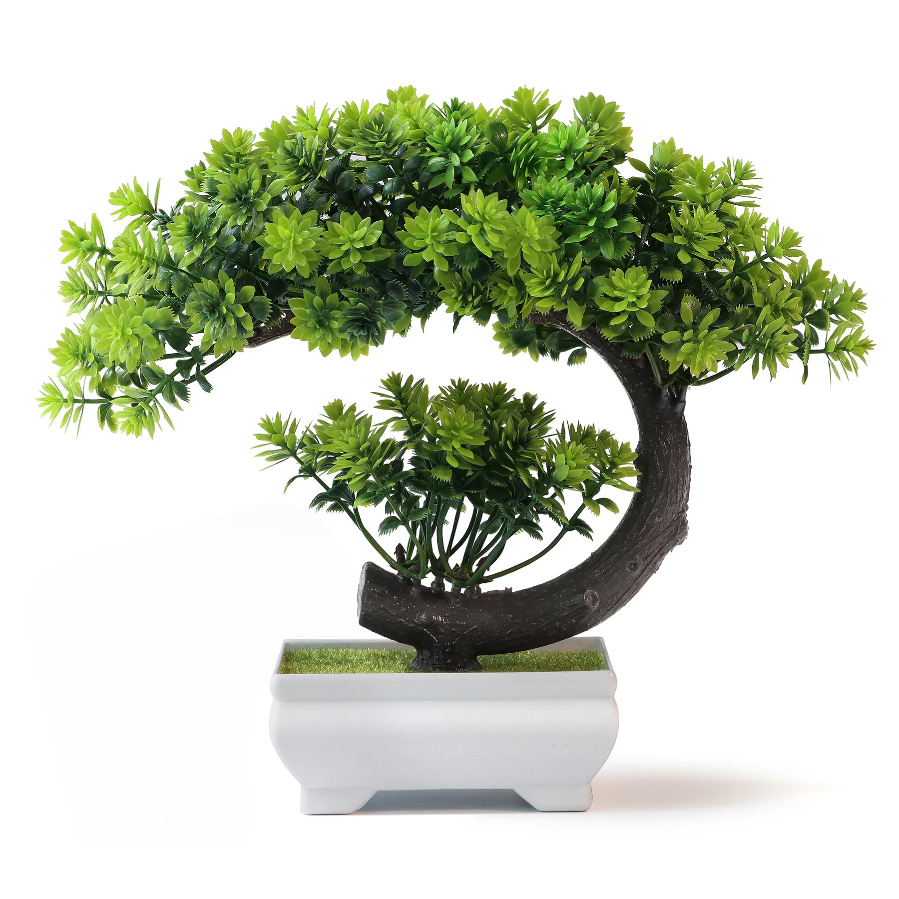 Uflower Small Artificial Plant - مراجعة Home Office With Bookshelves وسعره