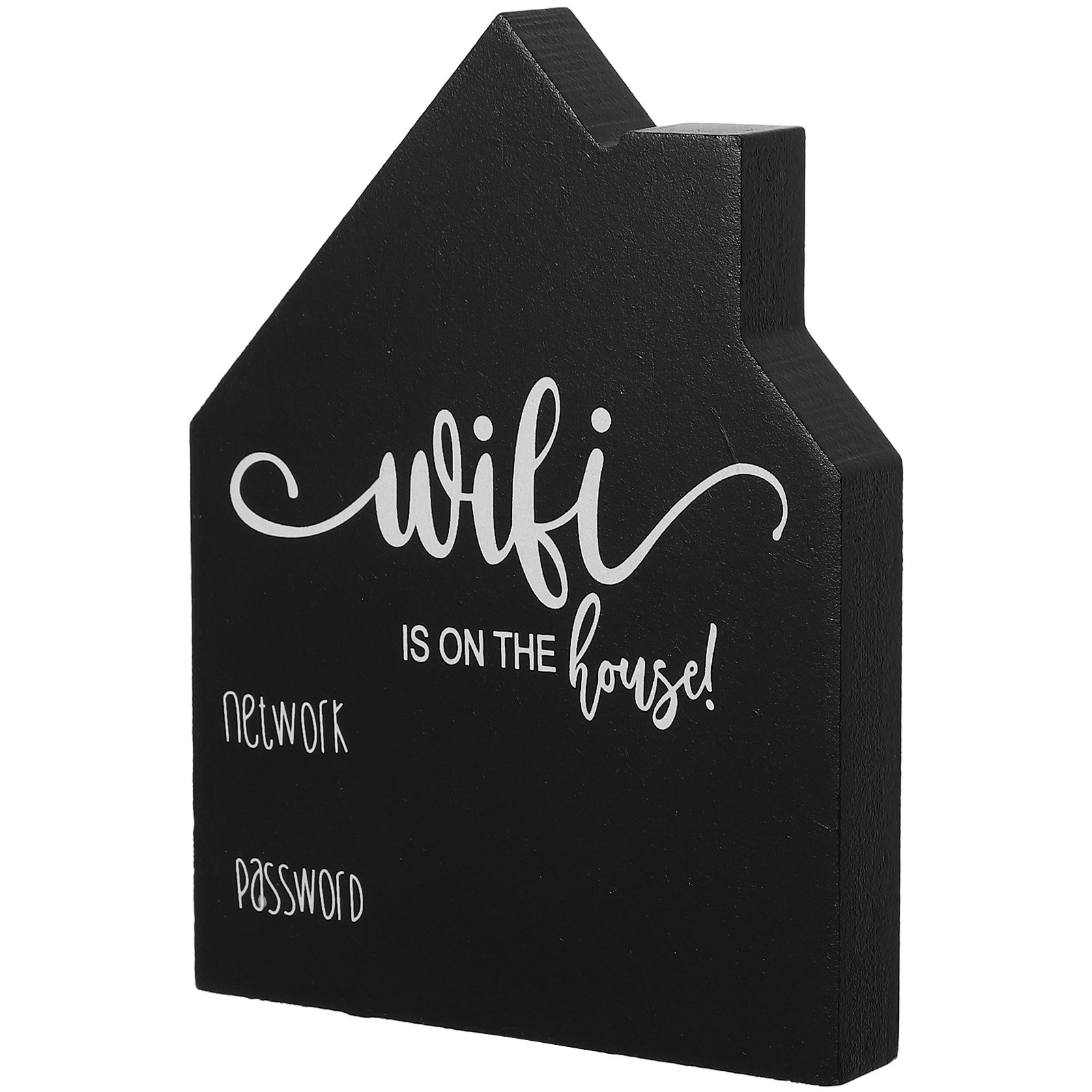 WiFi Password Sign Wooden Hous - مراجعة Home Office Updates وسعره