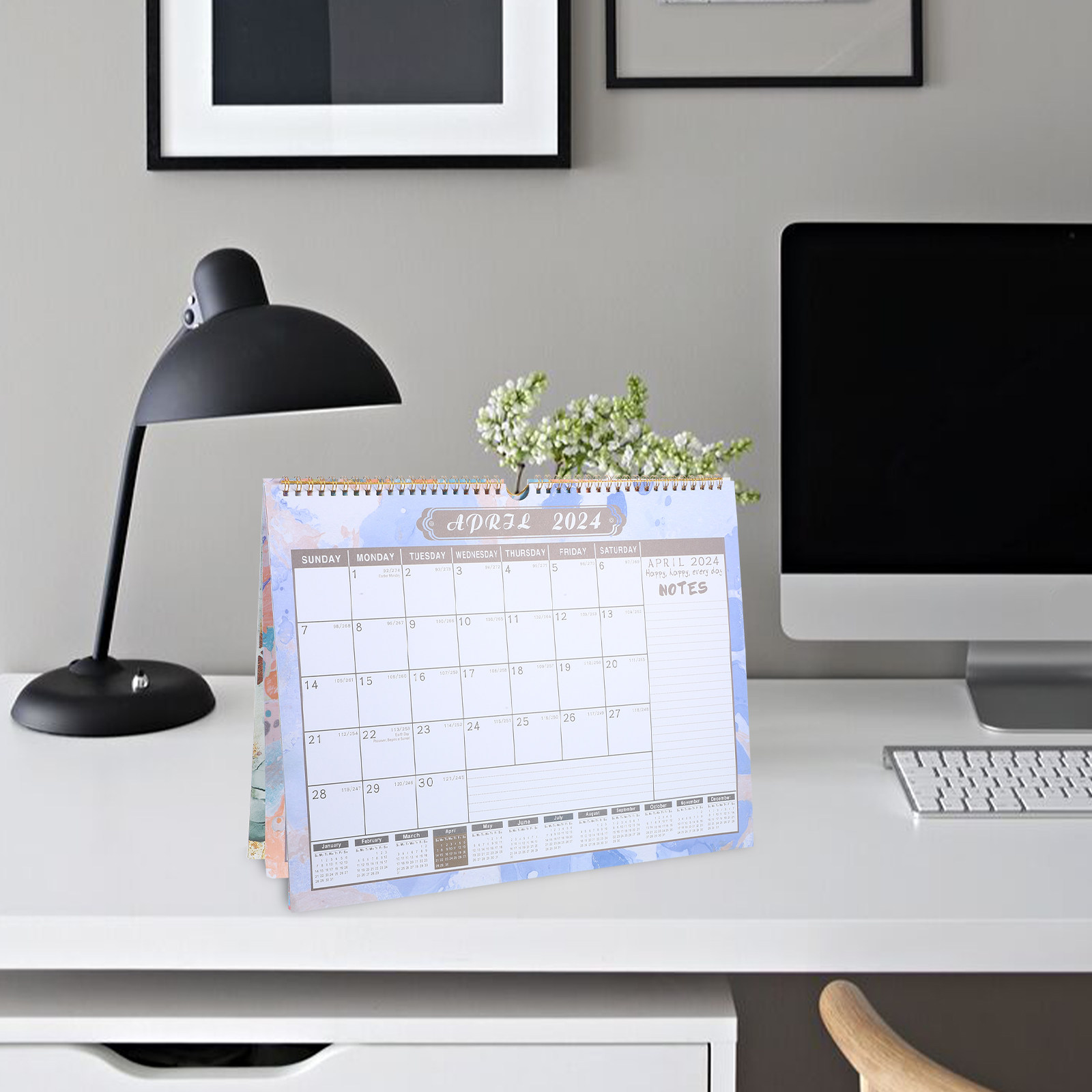 Wall Calendar Large 2024 Month - مراجعة Home Office 2024 وسعره