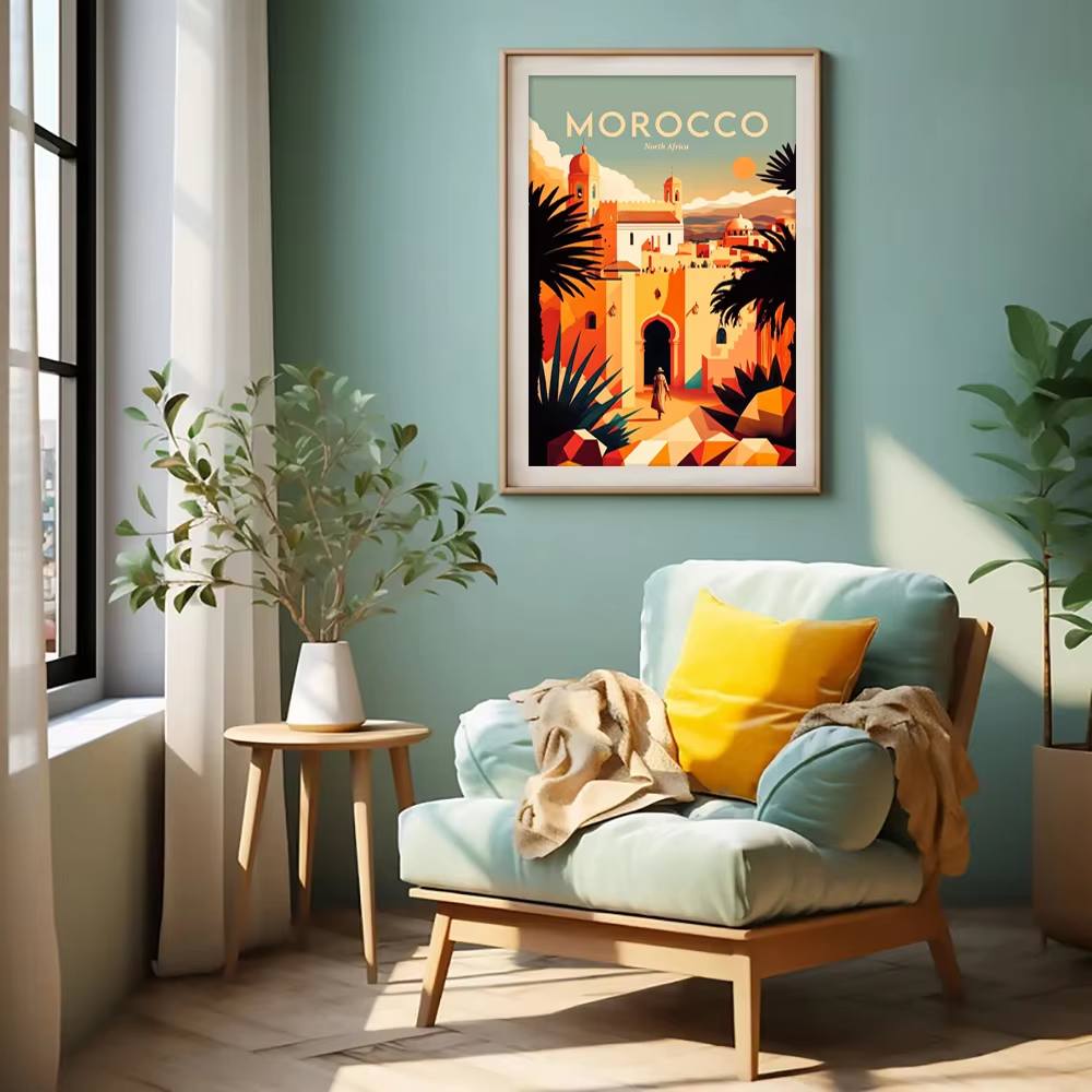 1pc Bali Diamond Art Print - S - مراجعة Home Office Bali وسعره