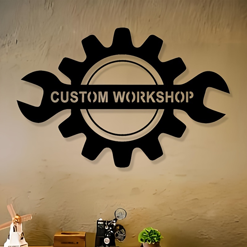 Custom Metal Address Decor wit - مراجعة Address Home Office وسعره
