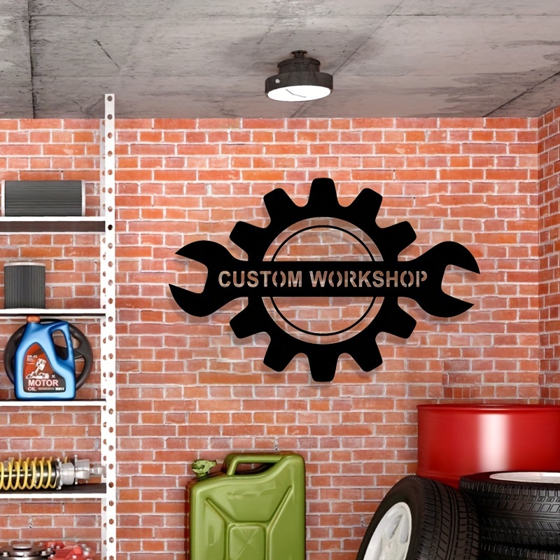 Custom Metal Address Decor wit - مراجعة Address Home Office وسعره