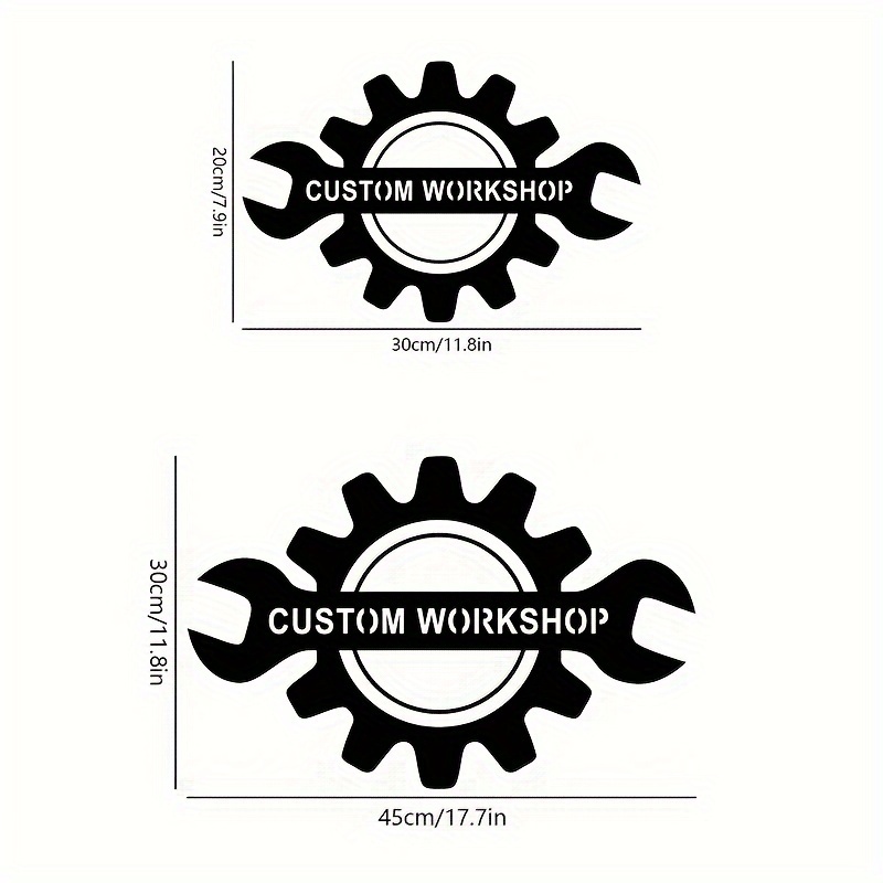 Custom Metal Address Decor wit - مراجعة Address Home Office وسعره