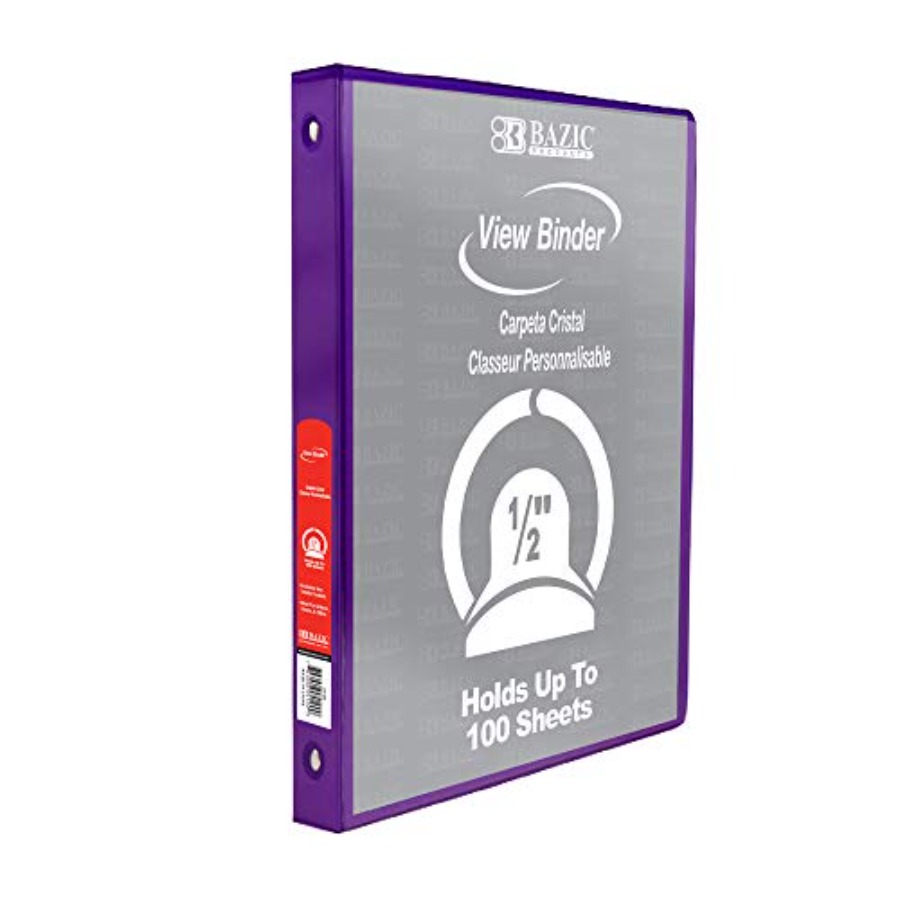 1/2 in 3-Ring View Binder, 2 P - مراجعة Home Office With View وسعره