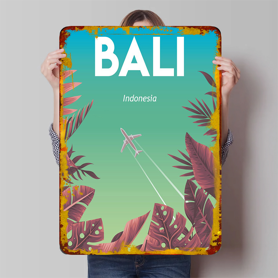 Bali Indonesia Scenery Metal W - مراجعة Home Office Bali وسعره