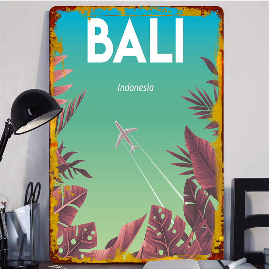Bali Indonesia Scenery Metal W - مراجعة Home Office Bali وسعره