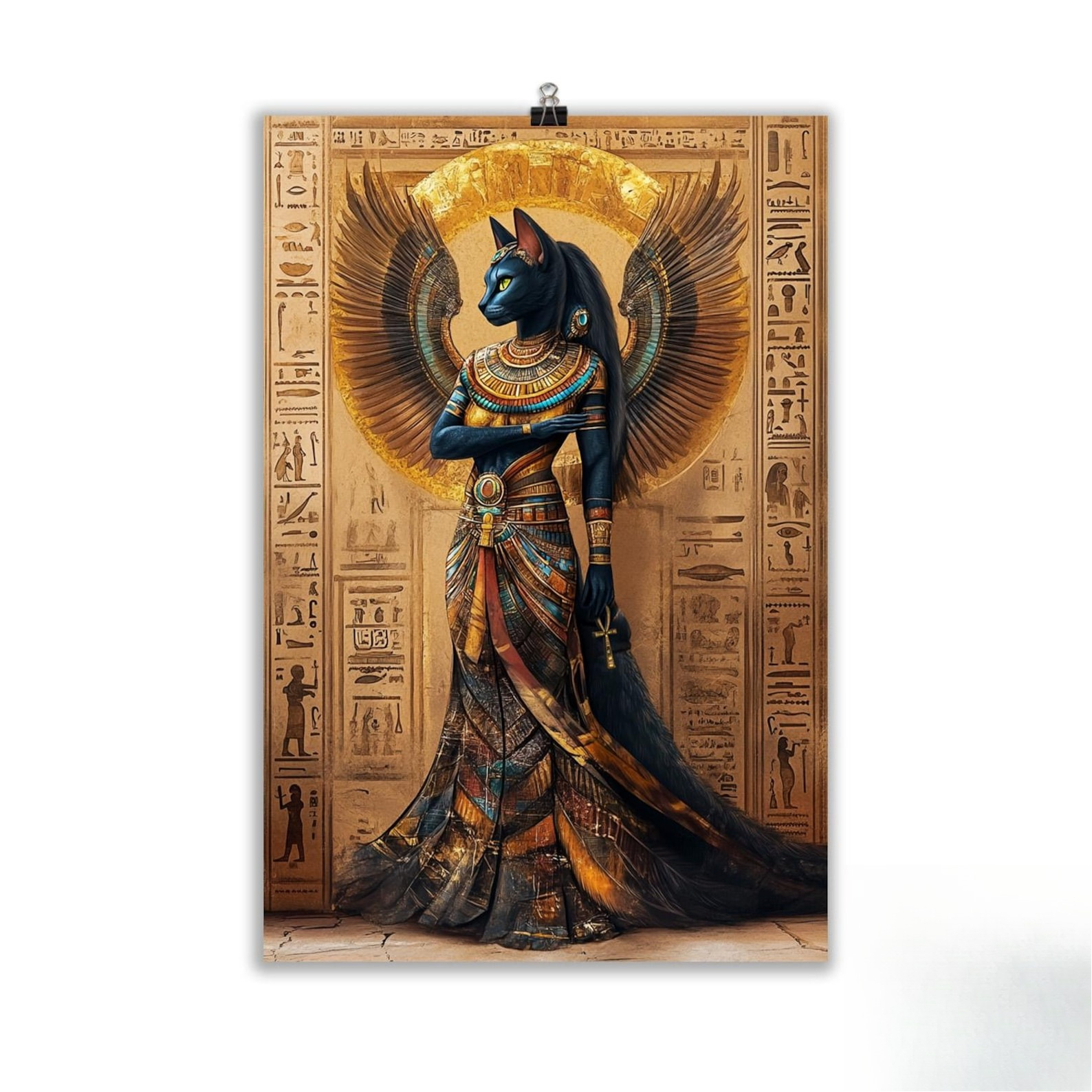 1pc Retro Abstract Goddess Bas - مراجعة Home Office Youtube وسعره