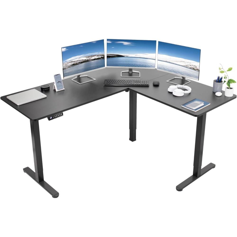 VIVO Corner Standing Desk, 63  - مراجعة Home Office Vivo وسعره