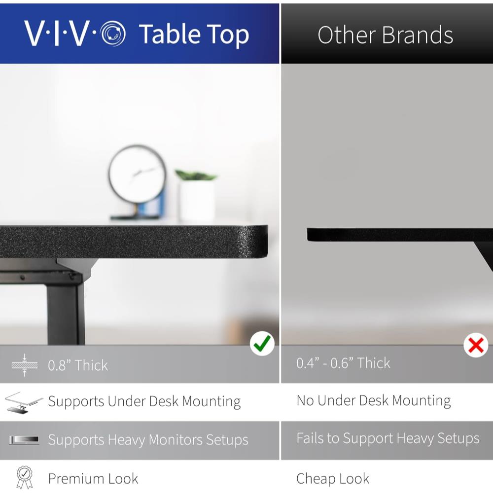 VIVO Corner Standing Desk, 63  - مراجعة Home Office Vivo وسعره