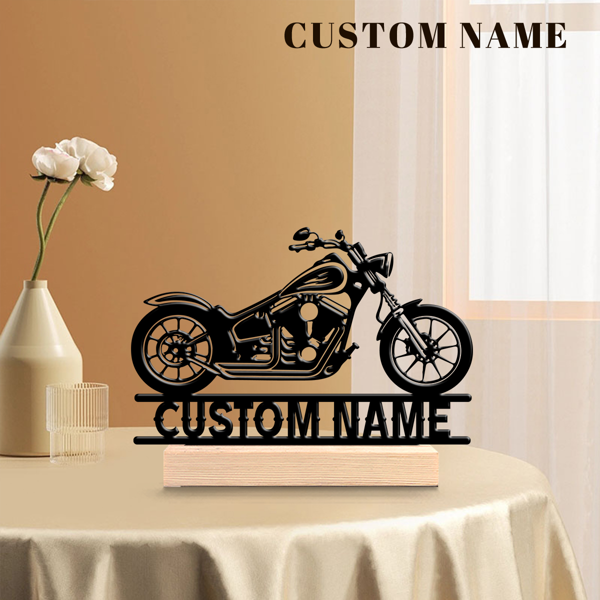 1Pc Csutom Name Road Motorbike - مراجعة Home Office Design وسعره