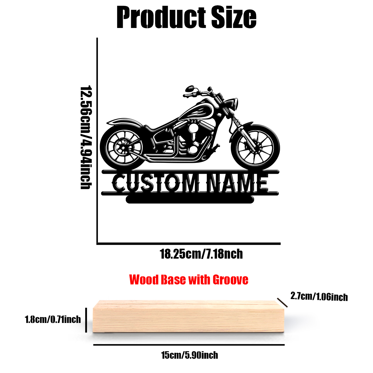 1Pc Csutom Name Road Motorbike - مراجعة Home Office Design وسعره