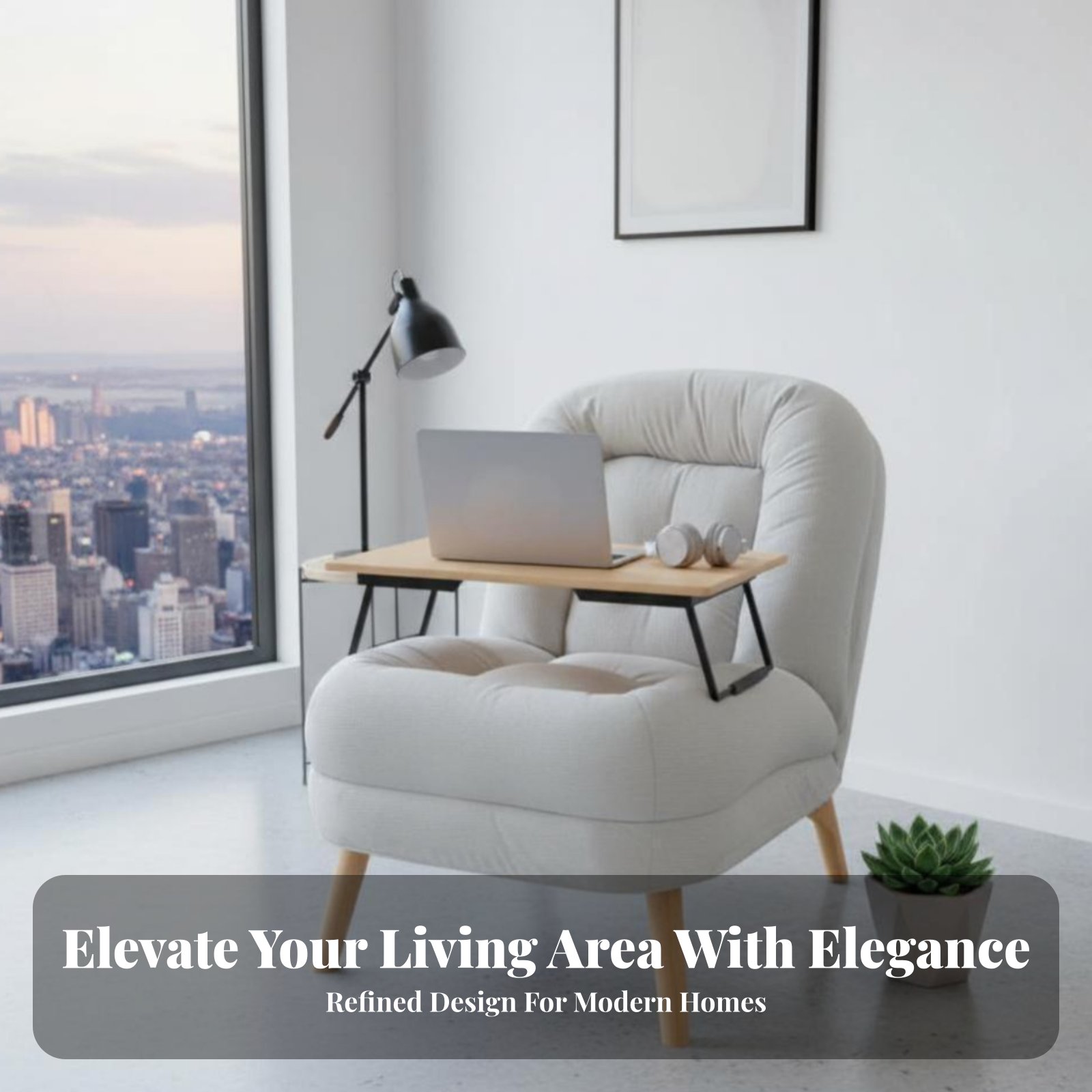 Plush Cocoon Chair Soft and Co - مراجعة Home Office With Sofa وسعره