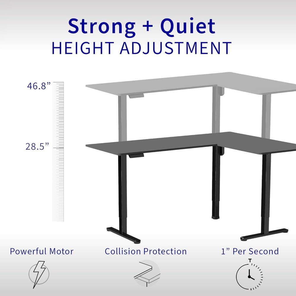 VIVO Corner Standing Desk, 63  - مراجعة Home Office Vivo وسعره