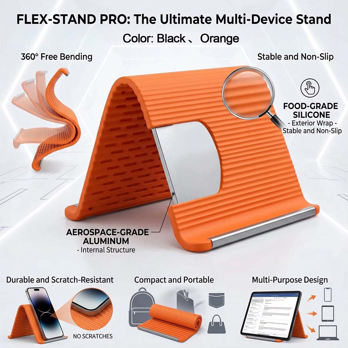 Freely Shaping Silicone Phone  - مراجعة Home Office Design وسعره