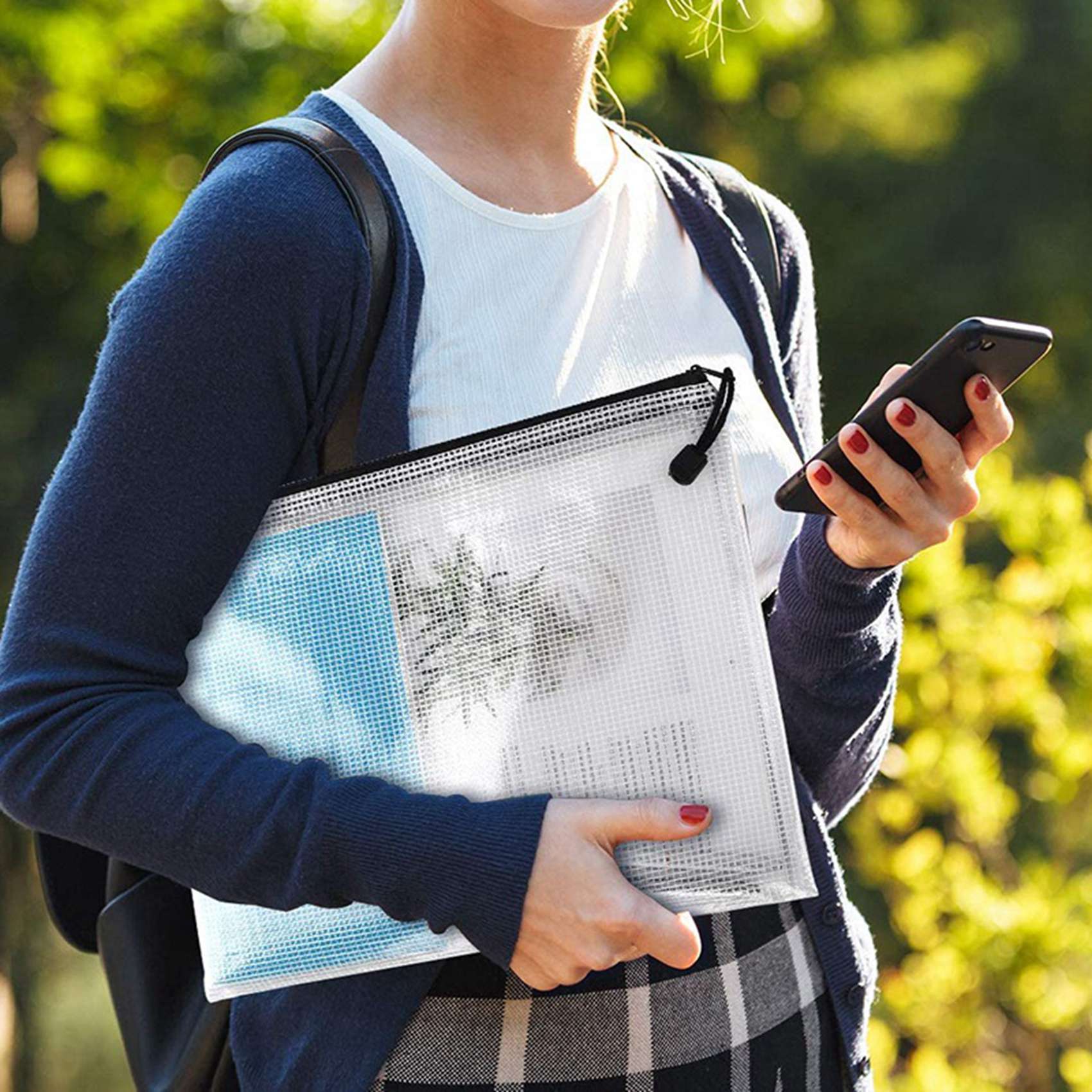 36Pcs Mesh Zipper Pouch Docume - مراجعة Home Office Bagas وسعره