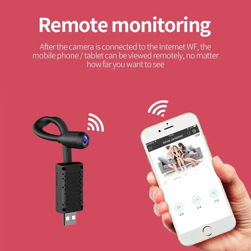 4K Mini USB WiFi Camera Portab - مراجعة Home Office With View وسعره
