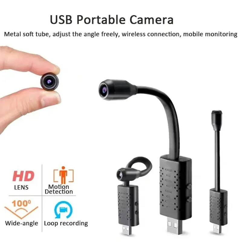 4K Mini USB WiFi Camera Portab - مراجعة Home Office With View وسعره